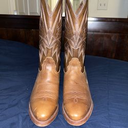 Brown Cowboy Boots Size 9.5