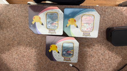 Pokémon Trading Card Game Tins – Set of 3