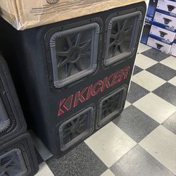 Kicker Quad 4 Loaded Subwoofer On Sale For 1100 Bucks 