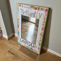 Brilliantly Unique Mirror by Silverart ( 24”x16”)