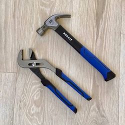 KOBALT 16 Oz. hammer 12” channel lock pliers