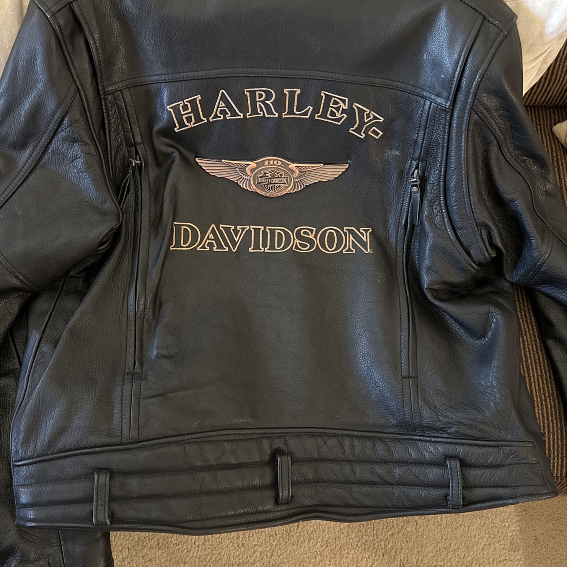 Harley Davidson 110th Anniversary Leather Jacket for Sale in Sun City ...