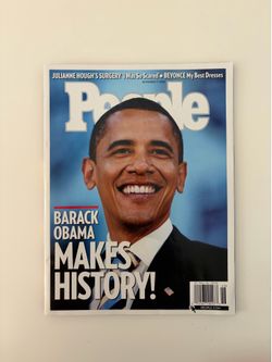 People Magazine - Barack Obama Makes History!