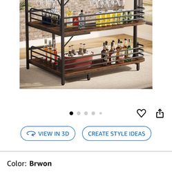 L-shaped indoor bar 