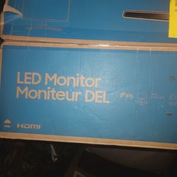 24" Brand New In Box Led Monitor