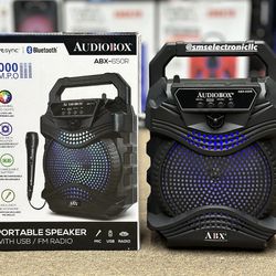 The Supreme 6.5 Bluetooth Party Speaker Featuring a Microphone