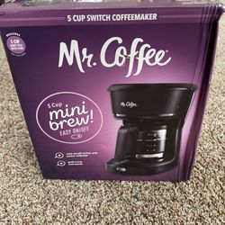 Mr. Coffee 5-cup mini brew switch coffee maker