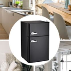 3.2 Cu.Ft. Refrigerator / Freezer Black