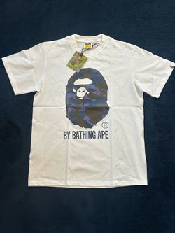 A Bathing Ape (BAPE) Color Camo Big Ape Head Tee.