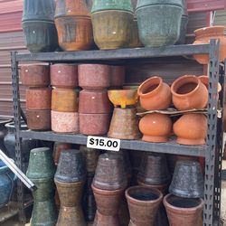Garden Decor Clay Pots. Different Prices 