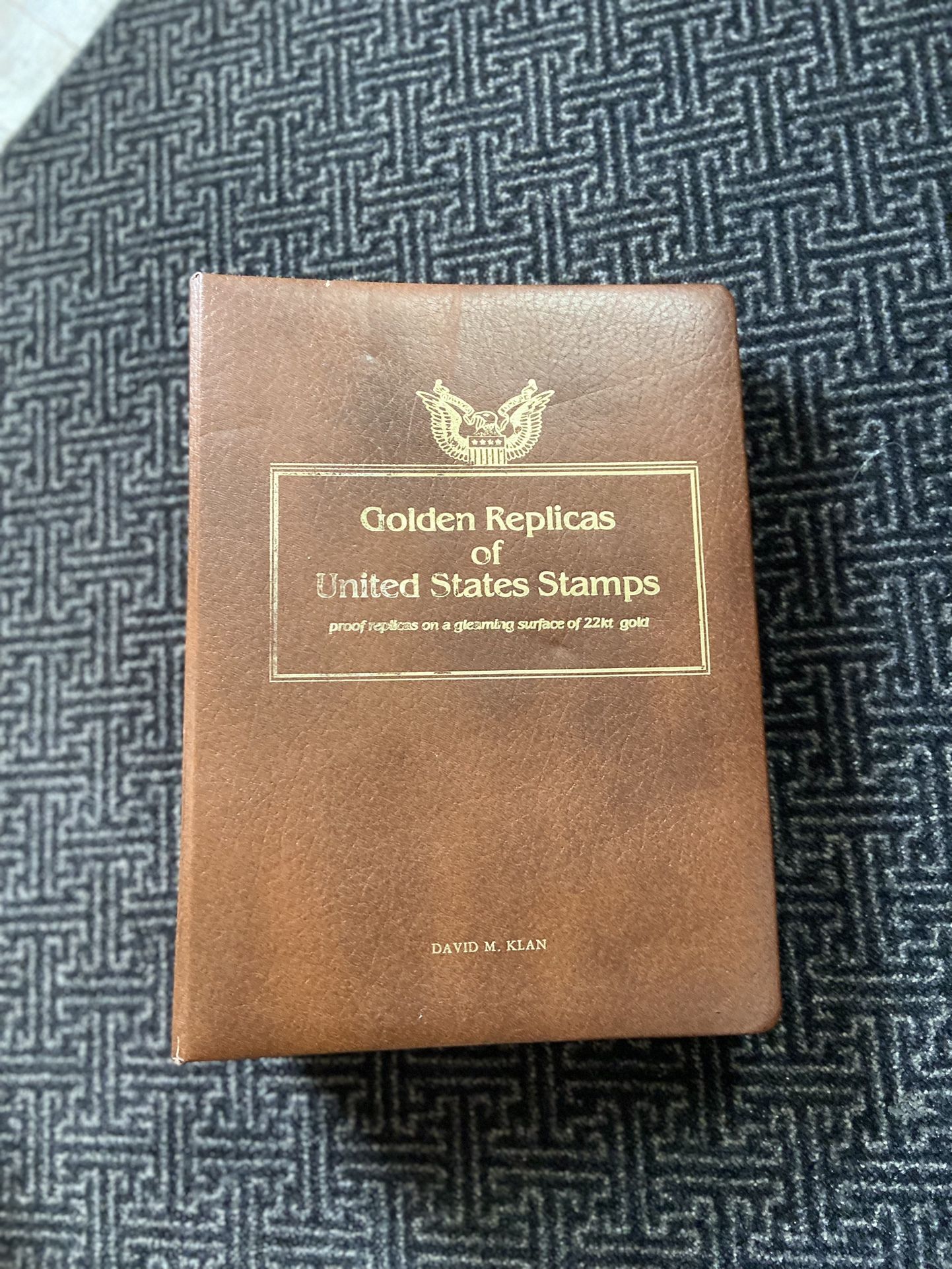 22kt Golden Replicas Of Unites Stated Stamps 