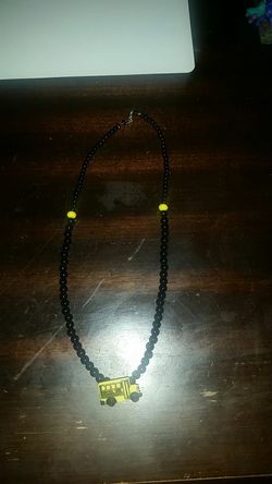 school themed necklace