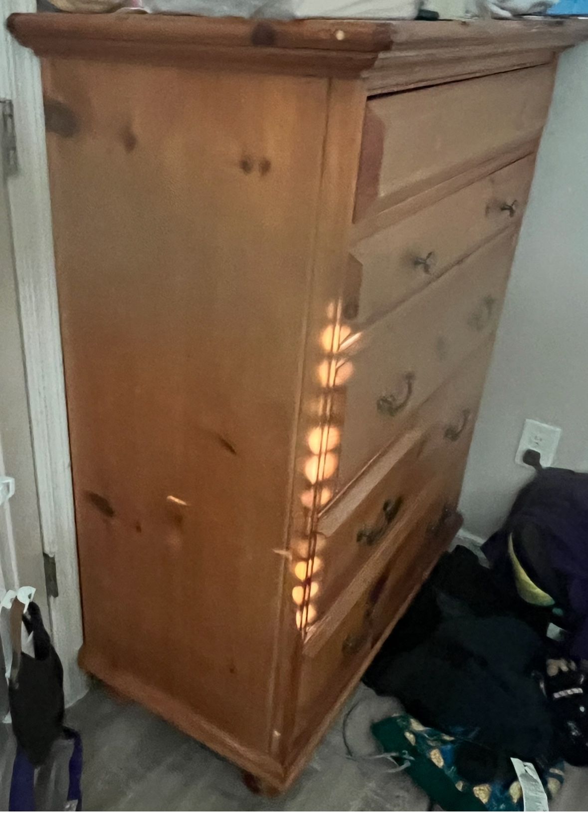 Wood Dresser 5 Drawer