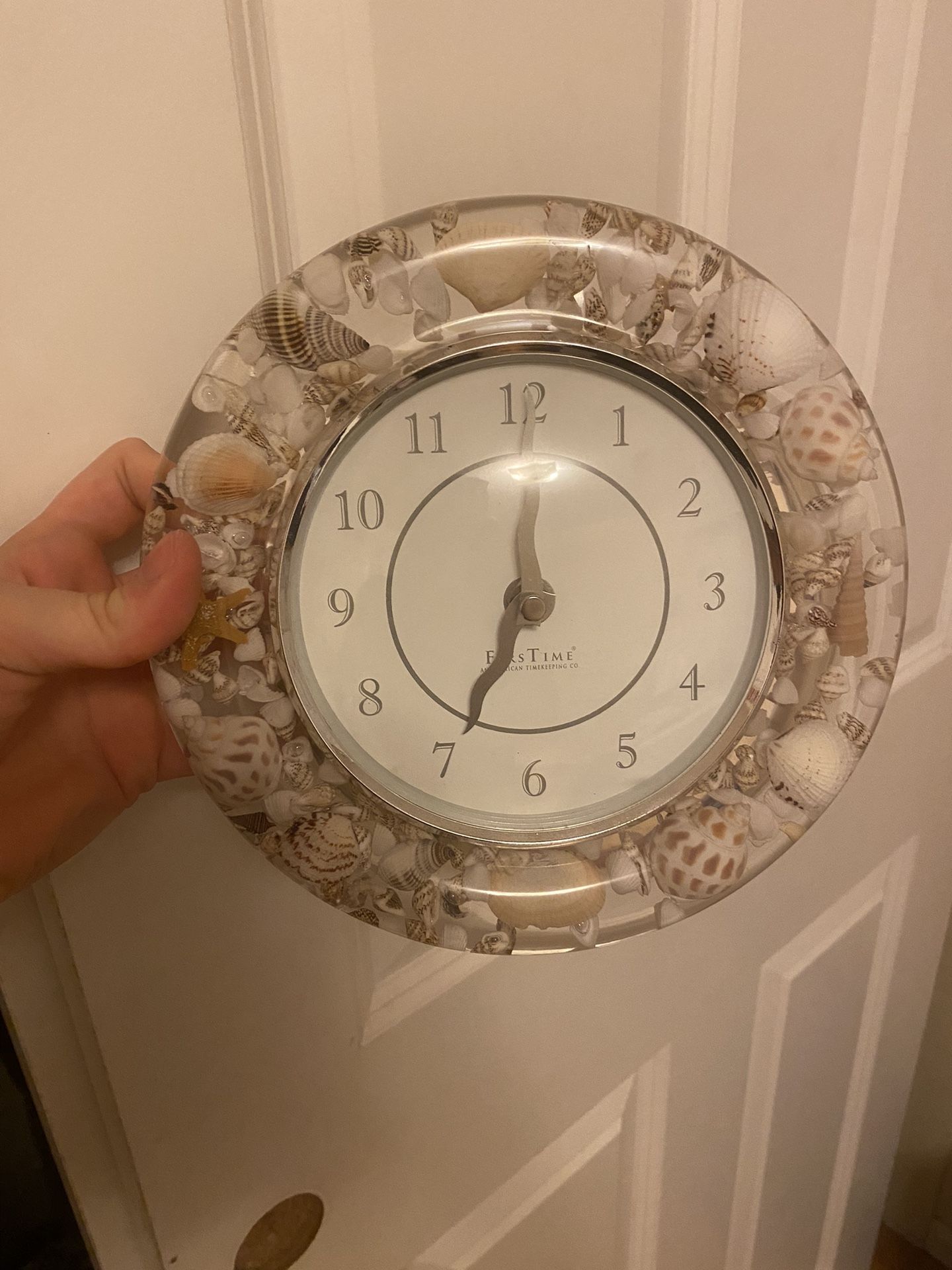 Seashell Clock Smaller Size