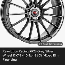 Revolution Racing Rims Set Of 4 17”