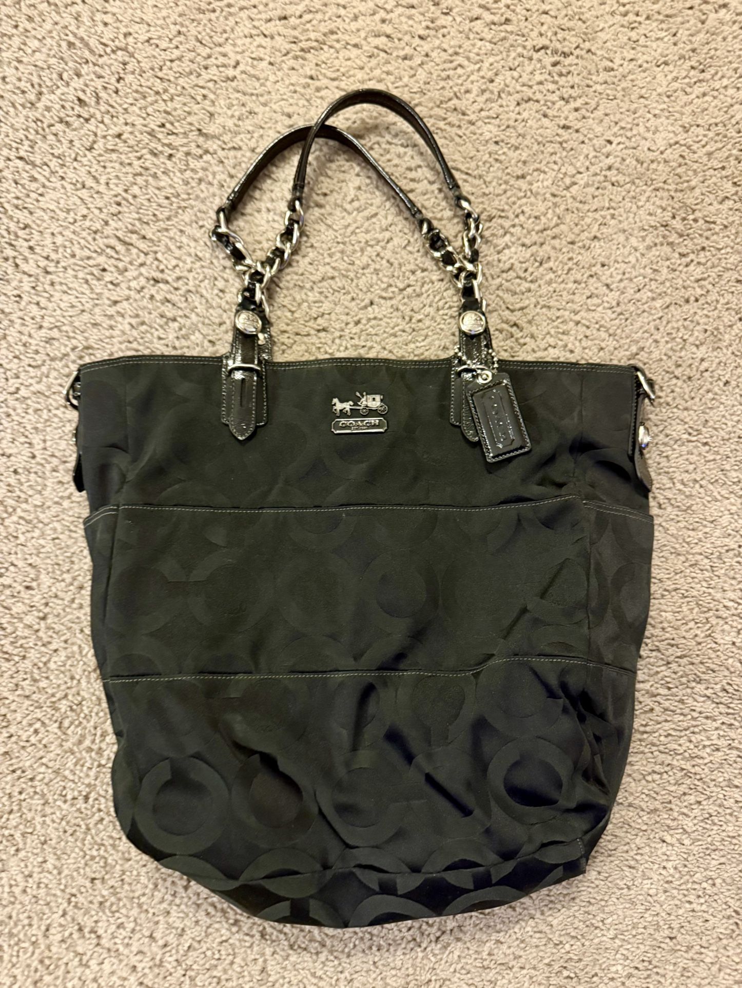 Coach Signature C Art Op Madison Tote
