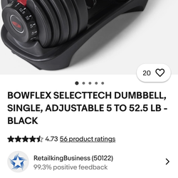 Bowlflex dumbells (2)