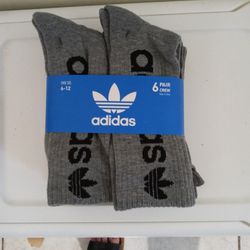 Grey Adidas Socks