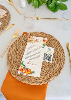 New - natural seagrass/rattan chargers - sold in quantity of 100 pieces