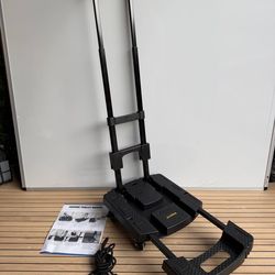 500lbs Folding Hand Truck 6-Wheel Collapsible Luggage Dolly Cart Heavy Duty Portable Travel Cart Compact Folded Size