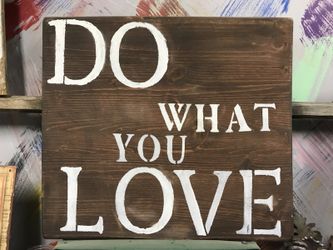 Vintage wooden signs