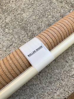6x6 Patio Roller Shade UV Protection Pergola Sun Shade wheat Color