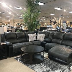 Reclining Sectional In Stock For Immediate Delivery 