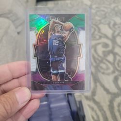 Ja Morant Select Green, White, Purple  Silver Prizm Basketball Card 