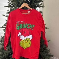 The Grinch Long Sleeve Christmas Shirt. New without tags. 