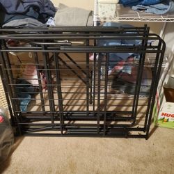 Queen Bed Frame- 18in tall- Like New Condition 