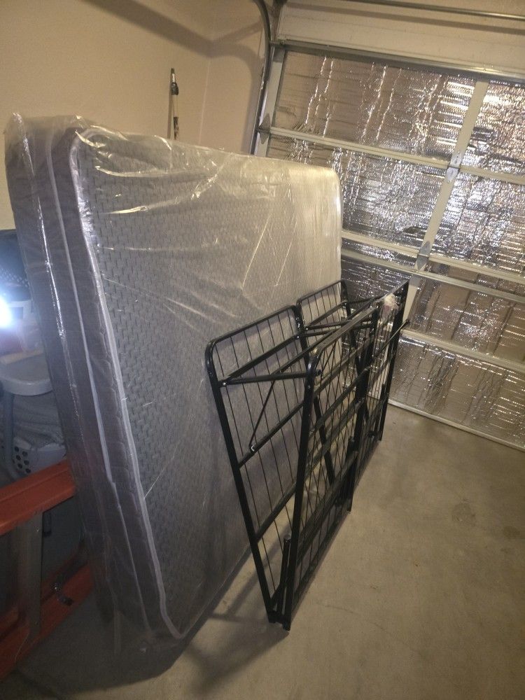 Queen Bed and Platform Bedframe.