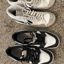 2 Pairs Of Shoes Boys Size 6.5 Youth
