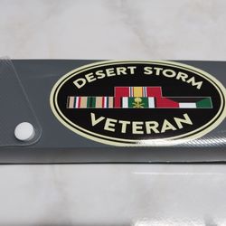 Desert Storm Veteran Pencil Box