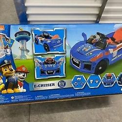 New Hauck Paw Patrol E Cruiser 6V Battery Powered Ride-On Toy with Wing Doors -