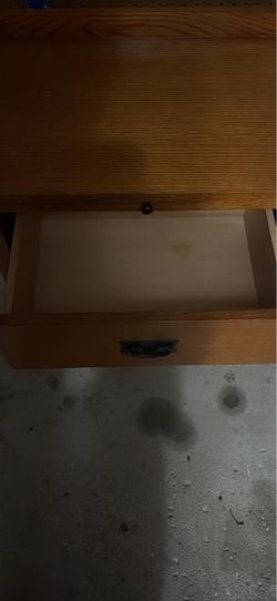 Wooden nightstand