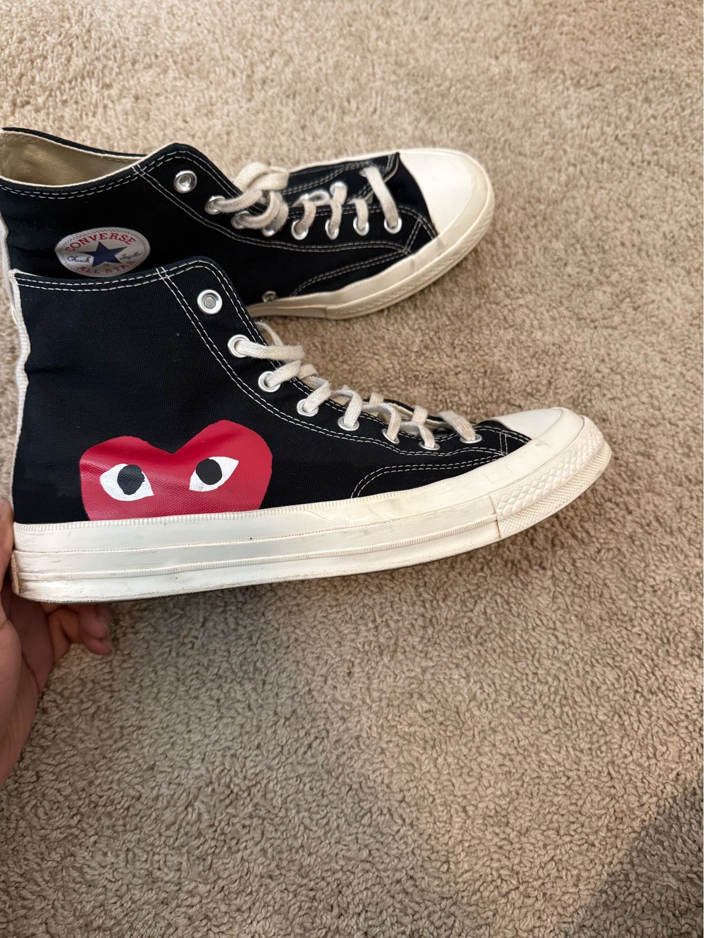 Comme des Garcons converse size 11