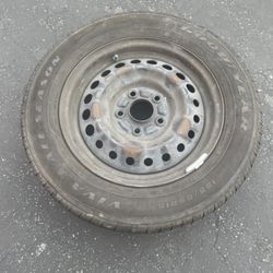 1 X 195/65r15 5x4.5 5x114.3 5x115 Steely Rims With Tires