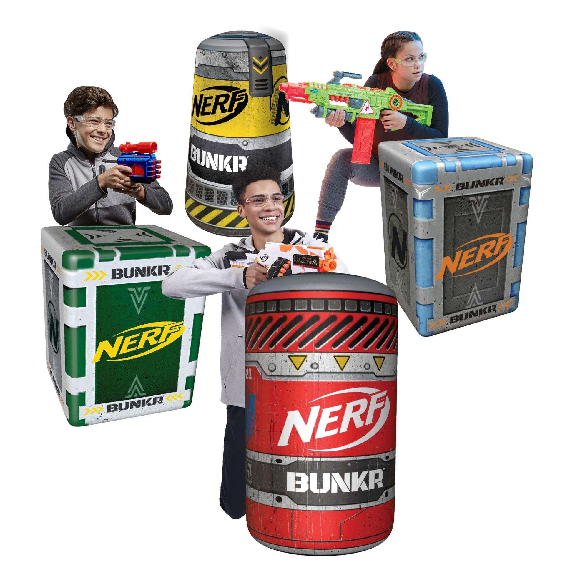 Nerf Guns And bunkers