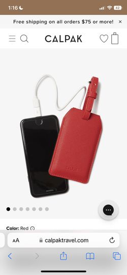NEW Calpak Luggage Suitcase Tag Charger