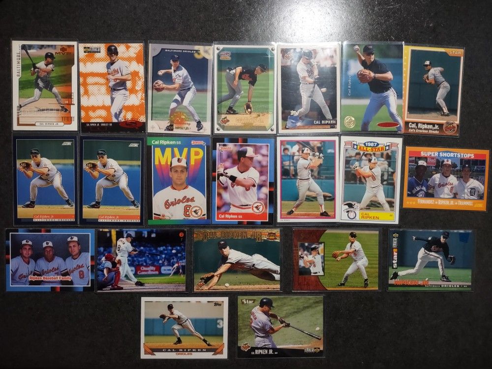 21 Cal Ripkin Jr Baseball Cards 1(contact info removed)