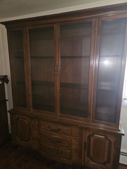 Wooden China Cabinet