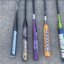 8 Bats 5 Brands Softball Adult Youth 