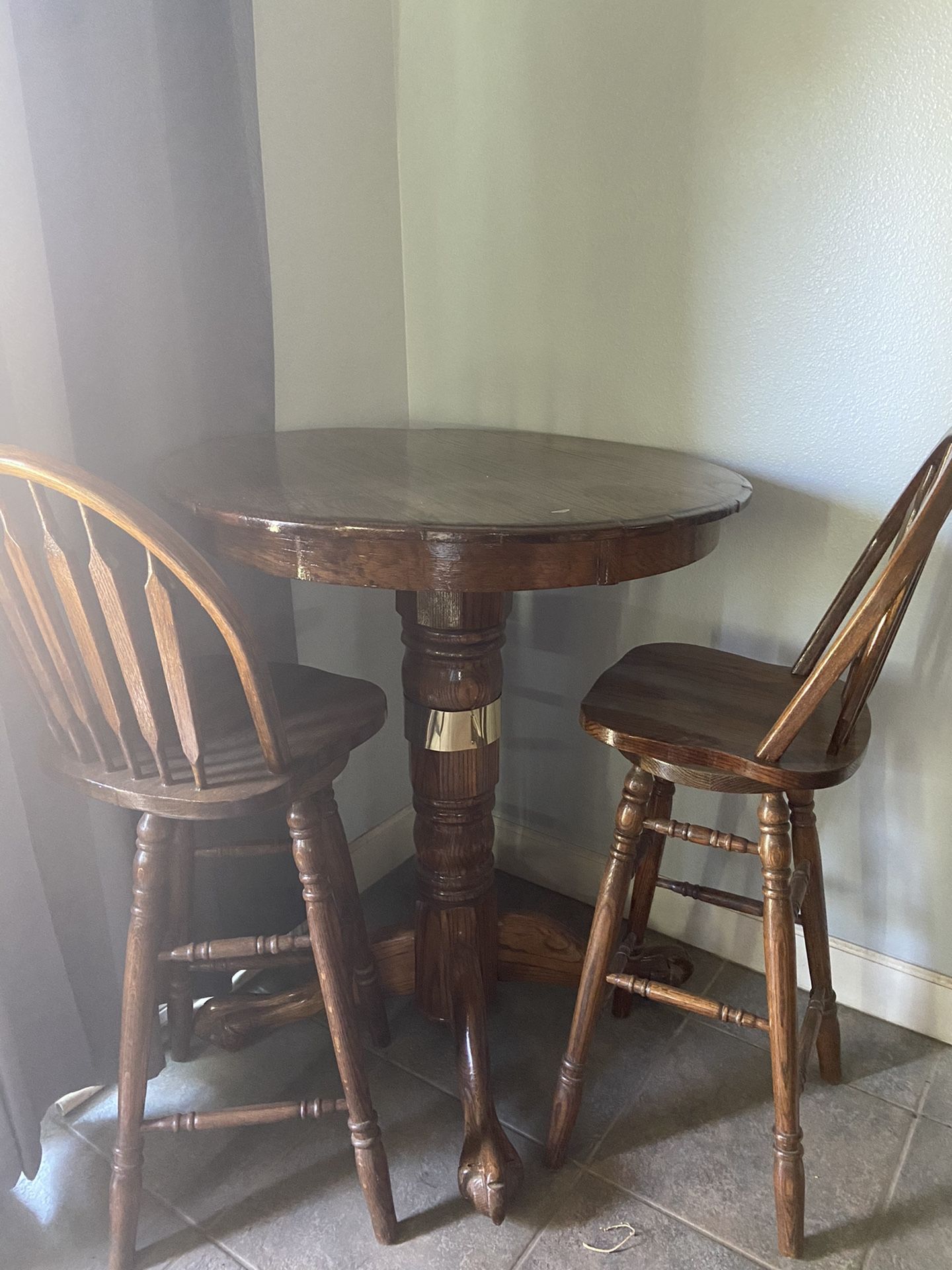 PRICE REDUCED Pub Table And Chairs