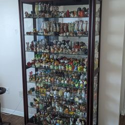 Display case with light