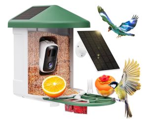 HARYMOR Bird Feeder with Camera with AI Identify Birds Species Solar Powered