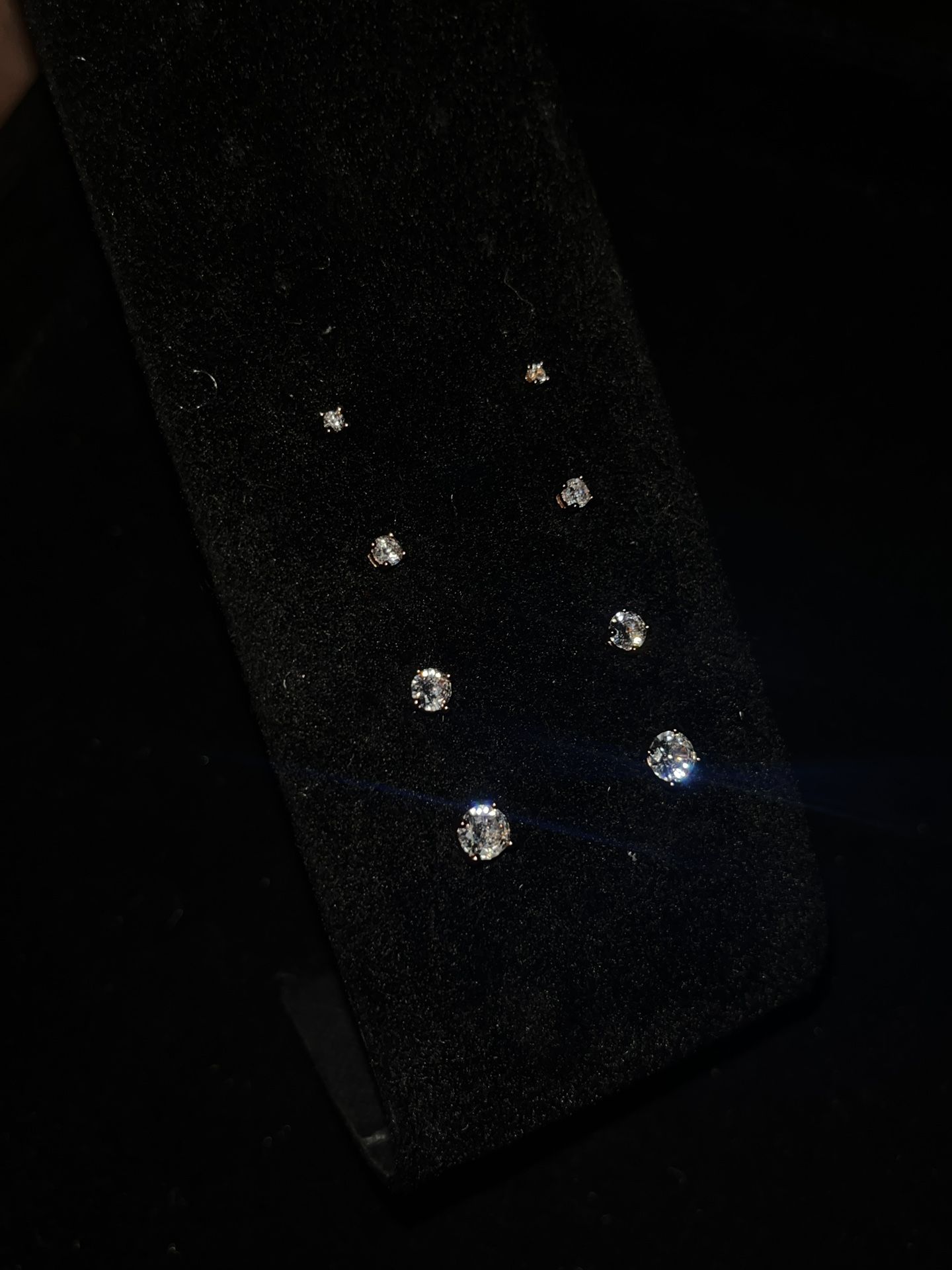 925 Silver Rose Gold Plated Earrings