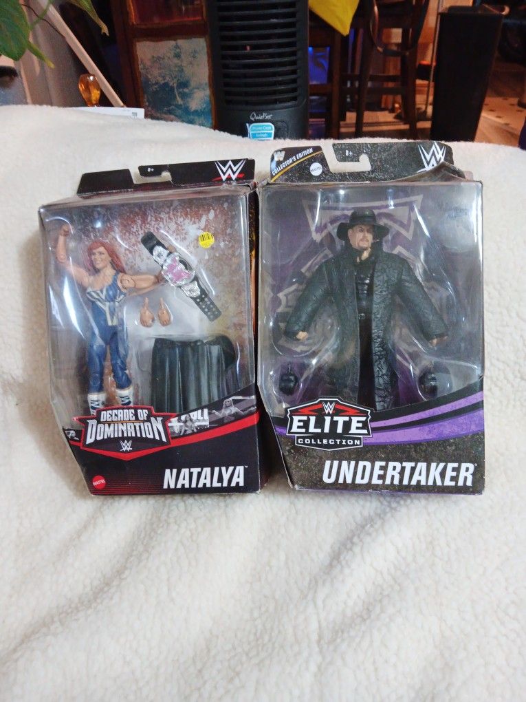 2 Wrestling Figures & Doll