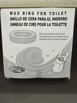 Toilet Wax Ring Kit with Mounting Hardware (Includes Closet Bolts & Nuts)