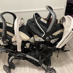 Sit and Stand Double stroller