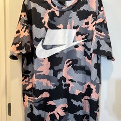 Nike Camo Mesh Jersey Shirt Men’s Size Large 